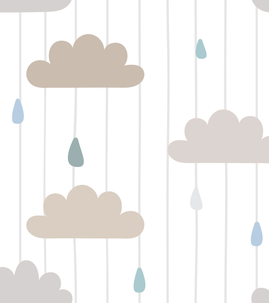 diseño vectorial nubes con rayas