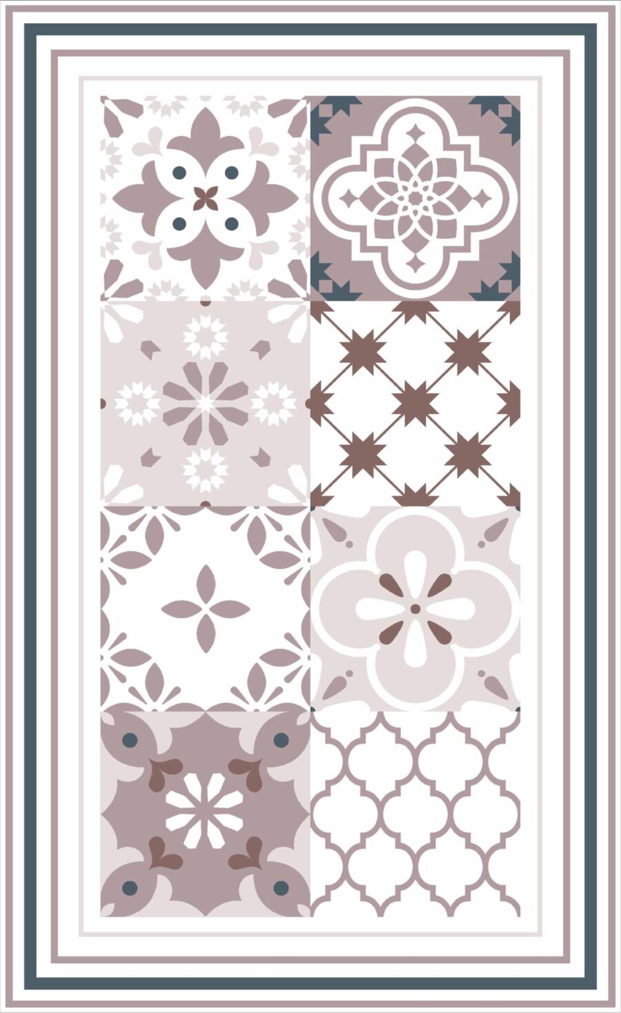 Vinyl Rug Tile Design14/0026