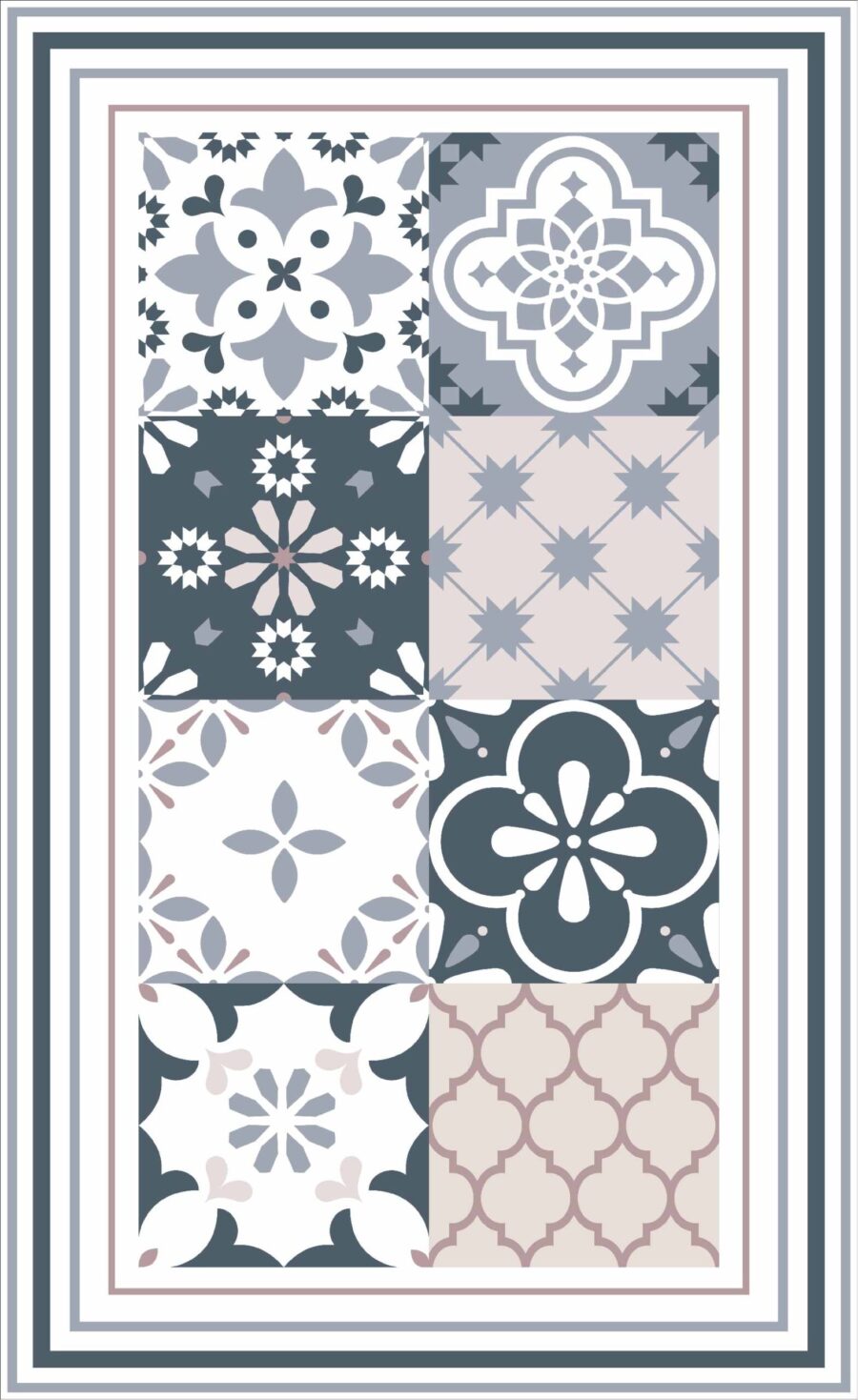 Vinyl Rug Tile Design14/0029