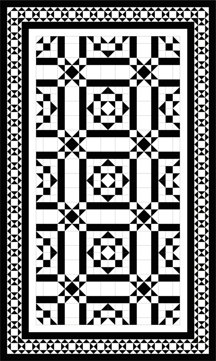 Alfombra vinilica vectorial calcarea