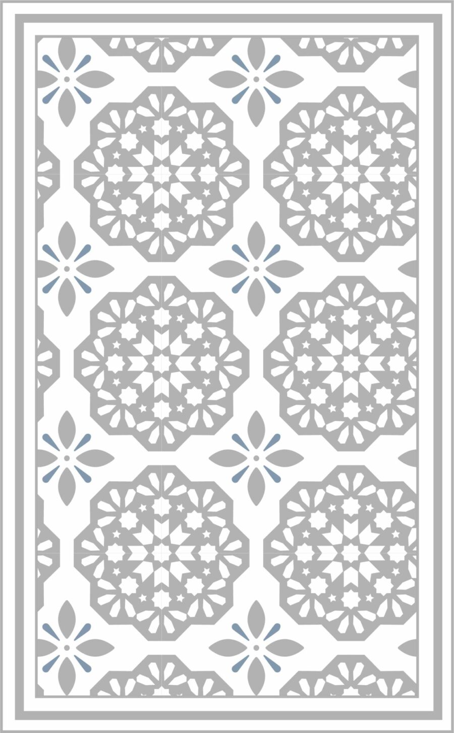 Vinyl Rug SnowBerry 09/0002